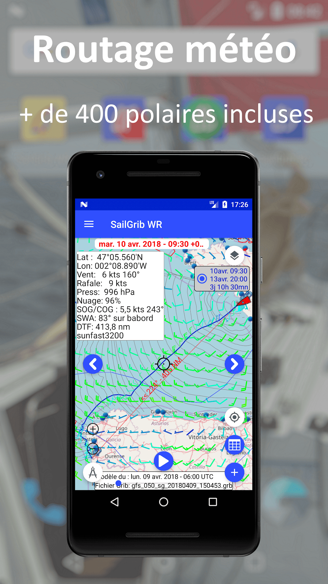 SailGrib WR screenshot